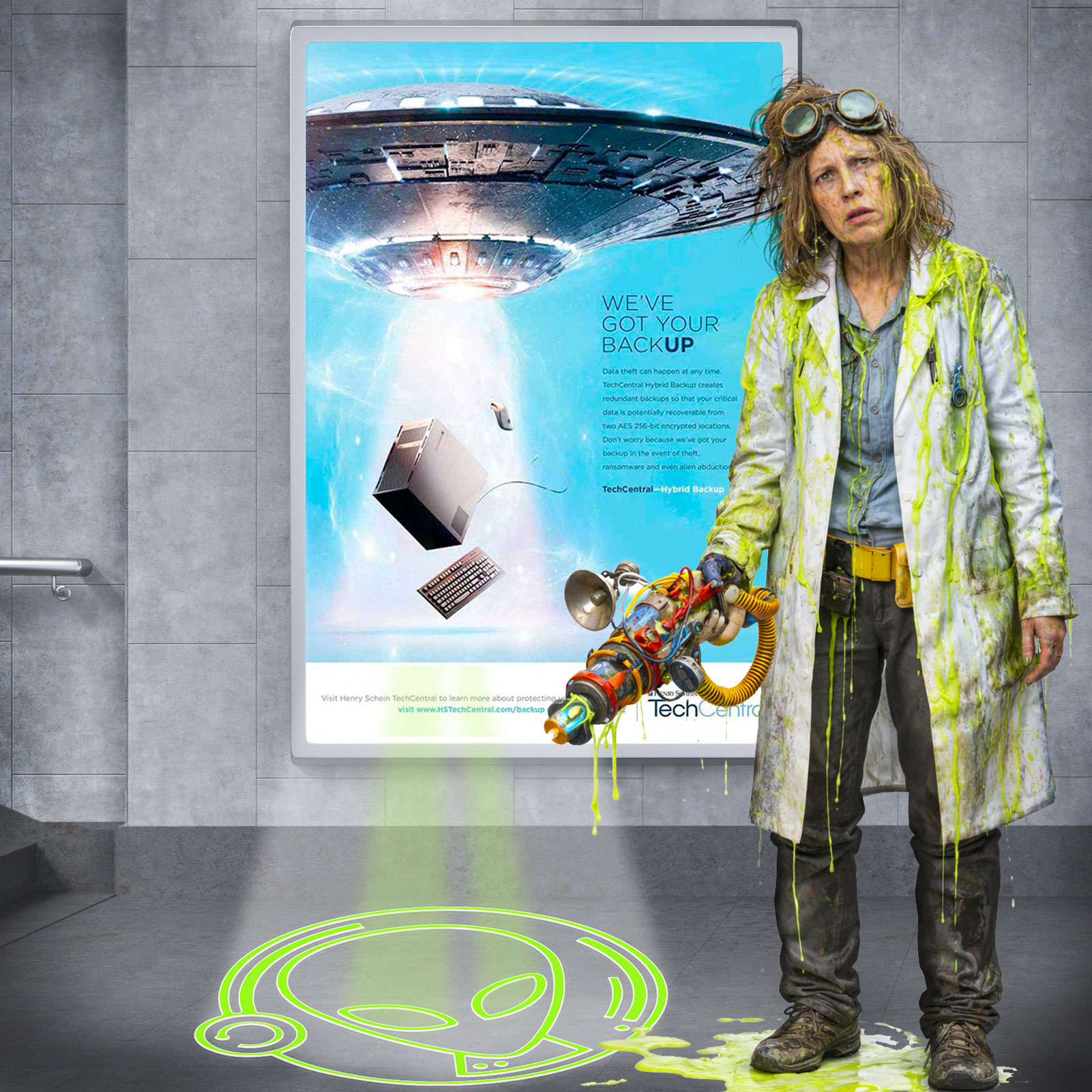 UFO Hybrid Backup ad